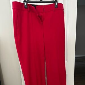 Lane Bryant Vibrant Red Women's Wise Leg Trousers